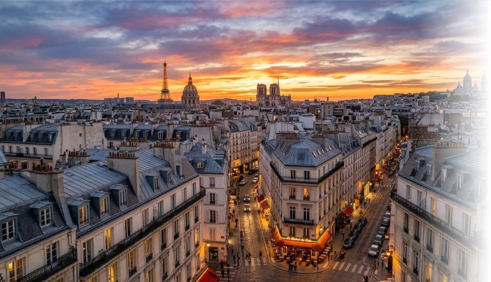 Acheteurs internationaux préparant un projet immobilier à Paris