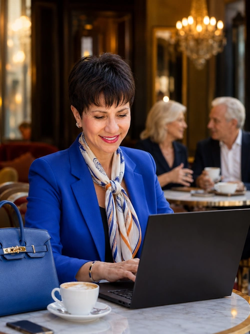 English-speaking buyer agent in Paris guiding international clients through property purchase