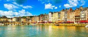 Scenic French town and lifestyle image representing life and property in France for international buyers