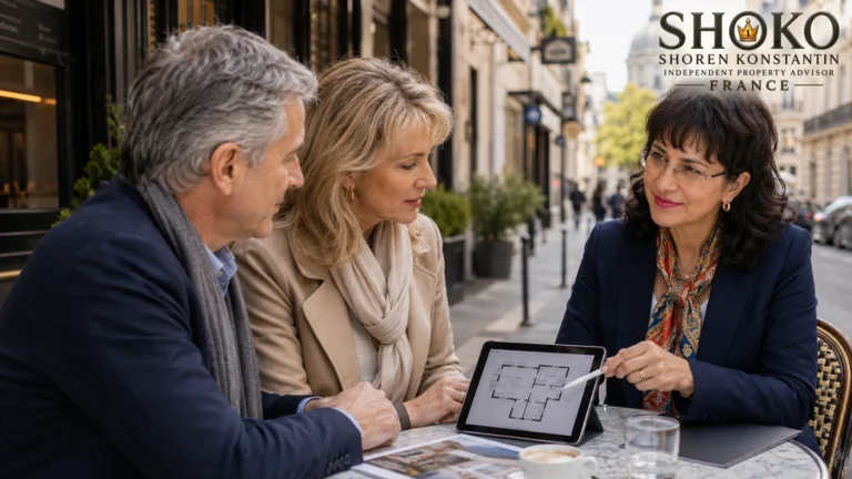 International buyer comparing Paris and Toronto real estate lifestyle