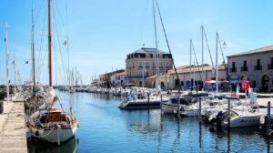 Beautiful French town and lifestyle image representing where to buy property in France