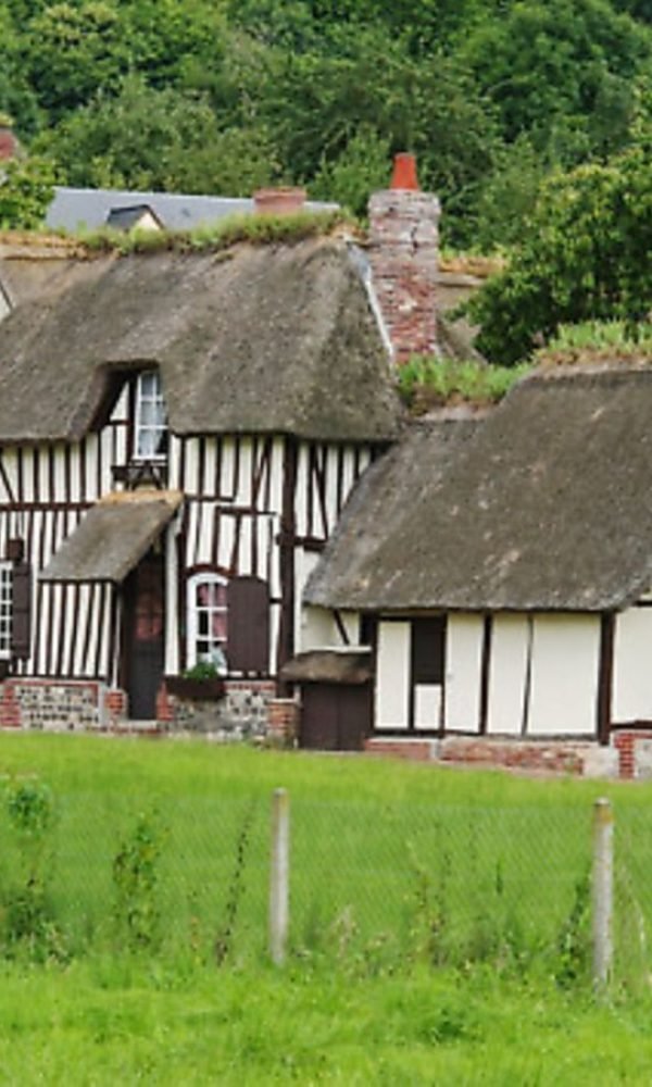 French city, small-town, and countryside lifestyle scene representing different ways of living in France